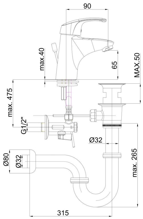 Project m10 Waschbeckenarmatur – Bild 2