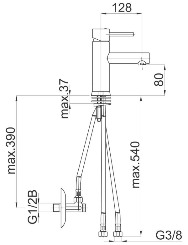 Fresh f10 Waschbeckenarmatur – Bild 2