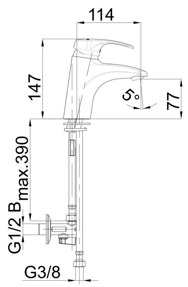 Harmony h10 Waschtischarmatur – Bild 2