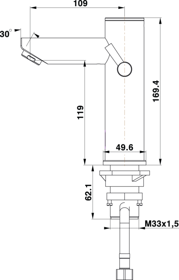 Fresh IR mix F11 - Sensor Waschtischaramtur 230 Volt